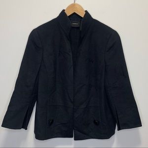 Akris Wool Blazer Jacket Black Size 12